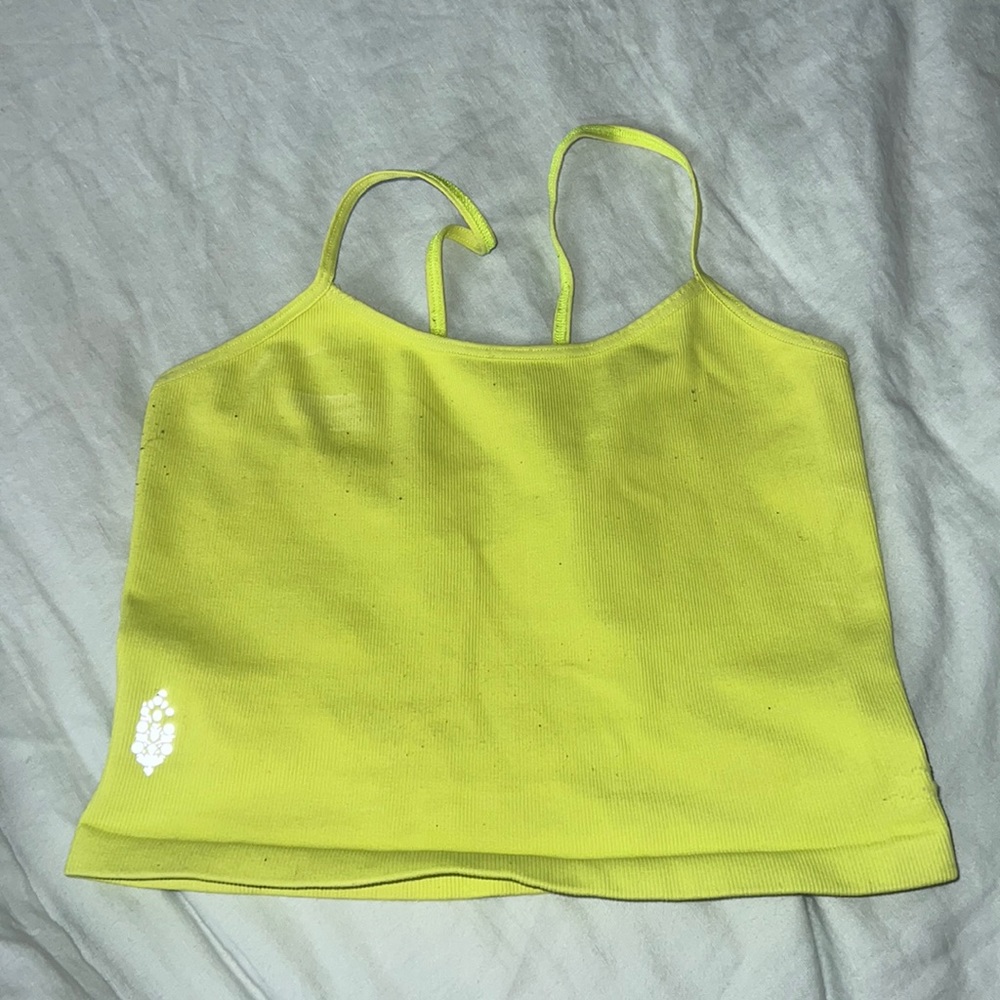Free People Movement Lime Green Workout Top